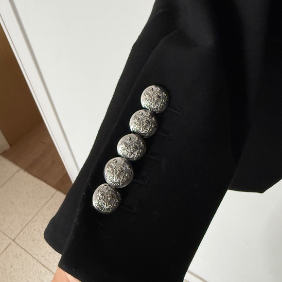 Veronica Beard Miller Dickey Jacket-  Black Blazer with Silver Buttons - Picture 13 of 17